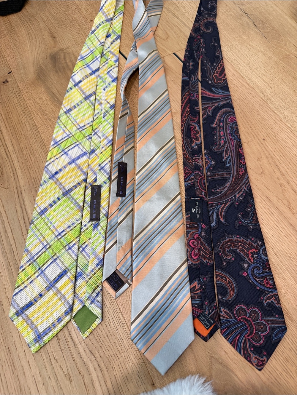 ETRO Men's Tie Lot of 3